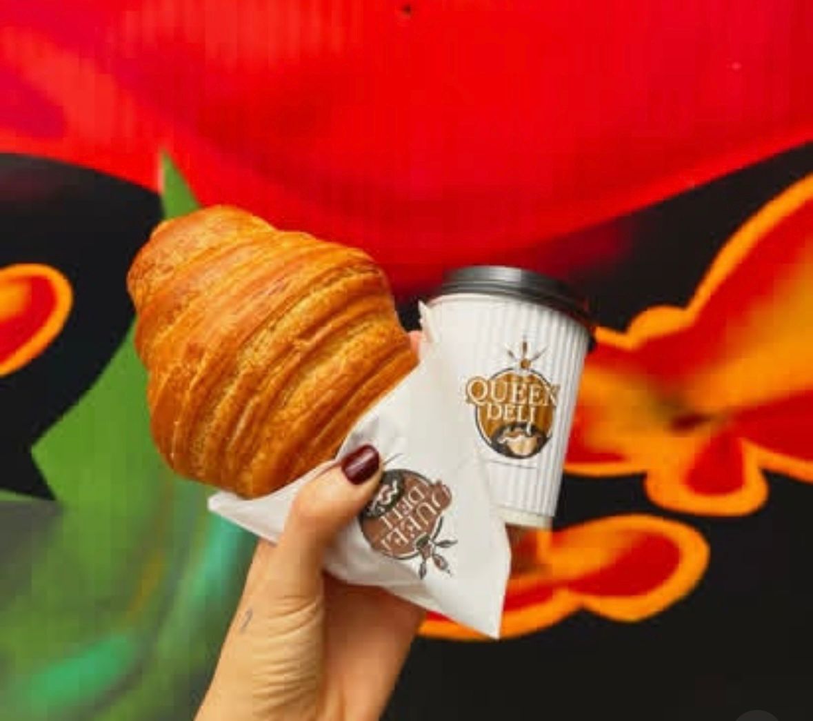 Delicious gourmet sandwich at Queen Deli