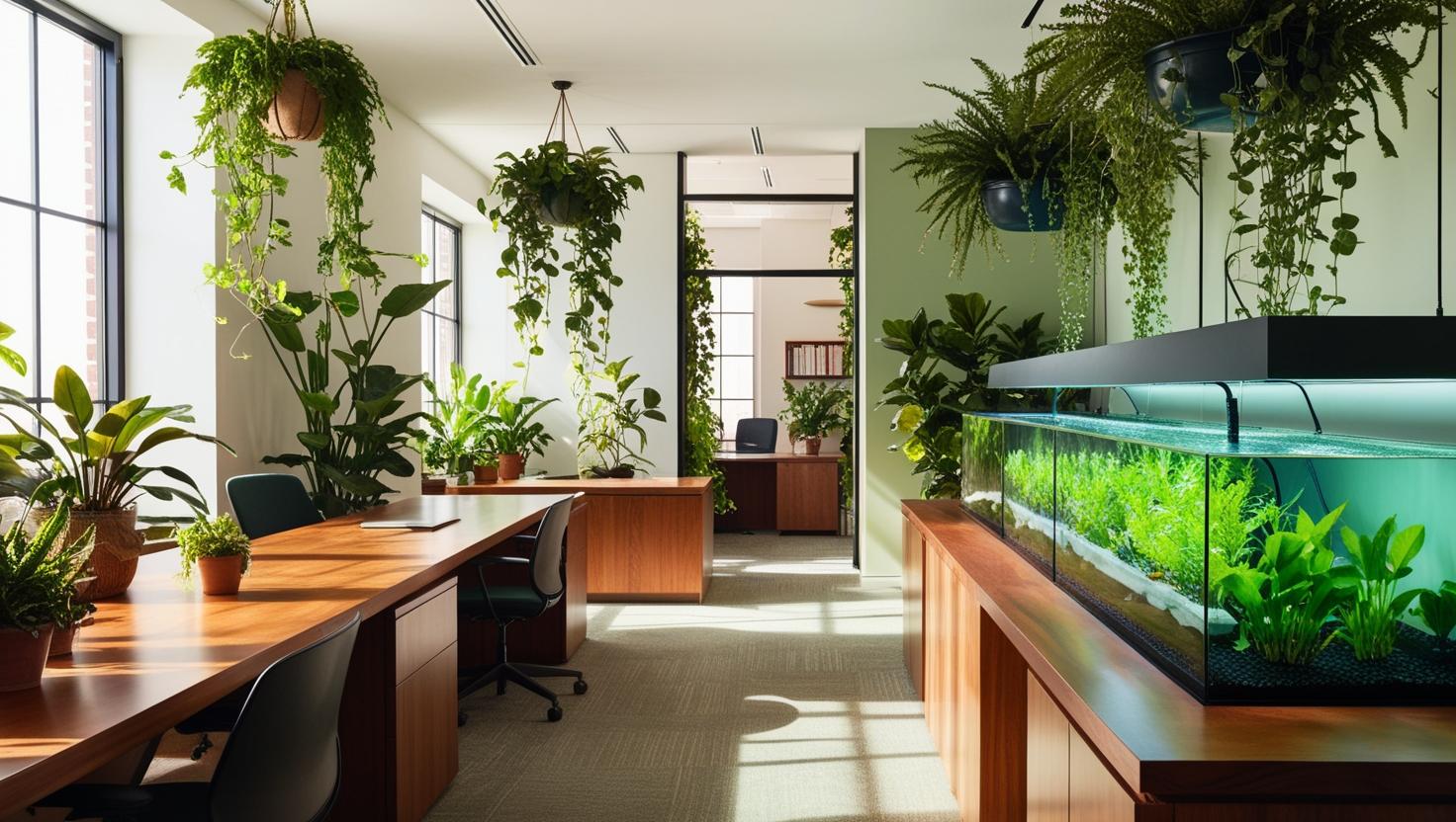 Biophilic interior designs