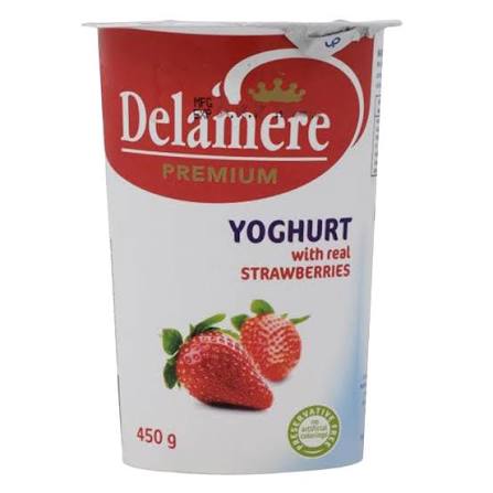 Delamere Yoghurt Strawberry 450g
