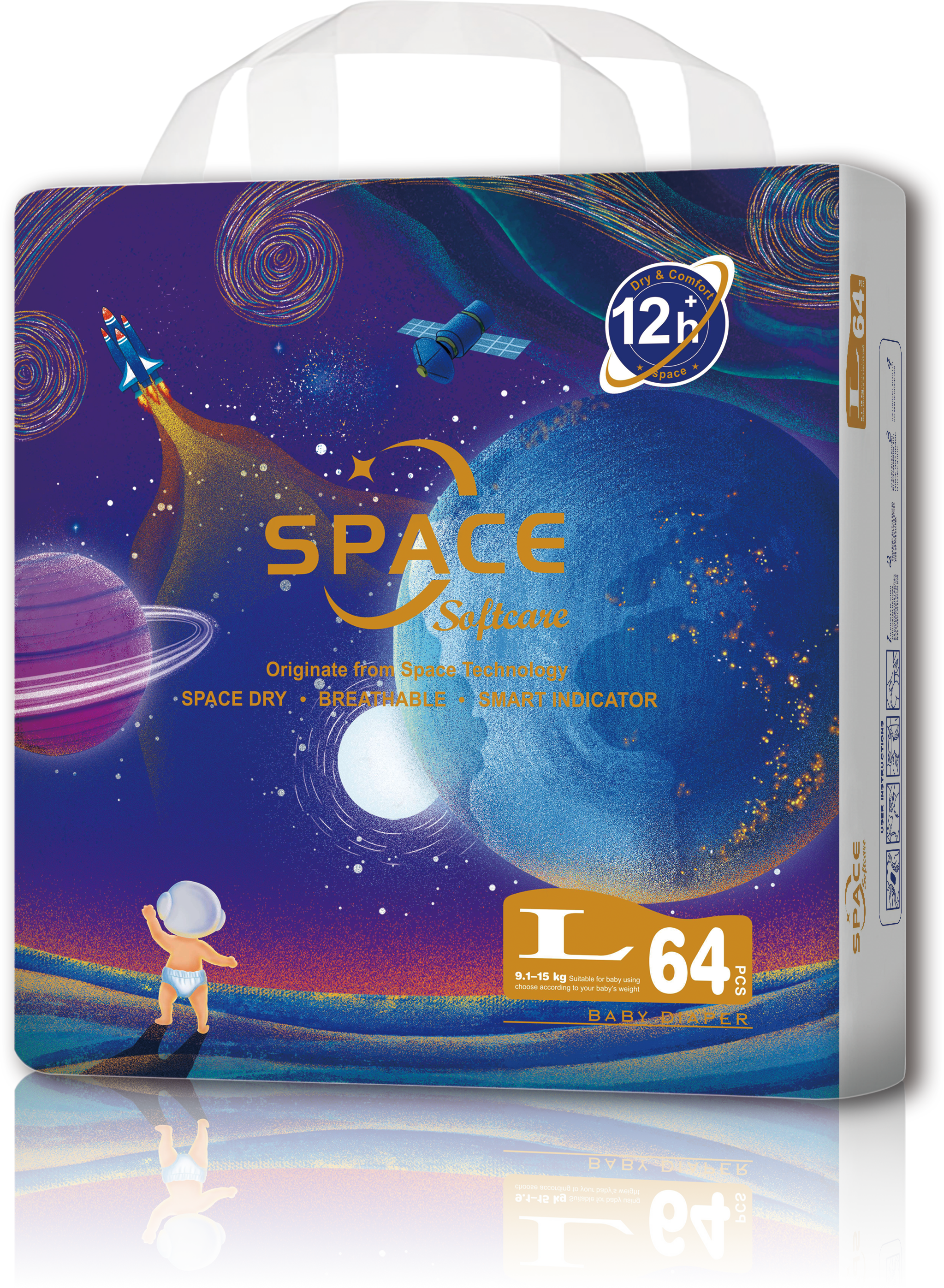 SoftCare Space Diaper Jumbo