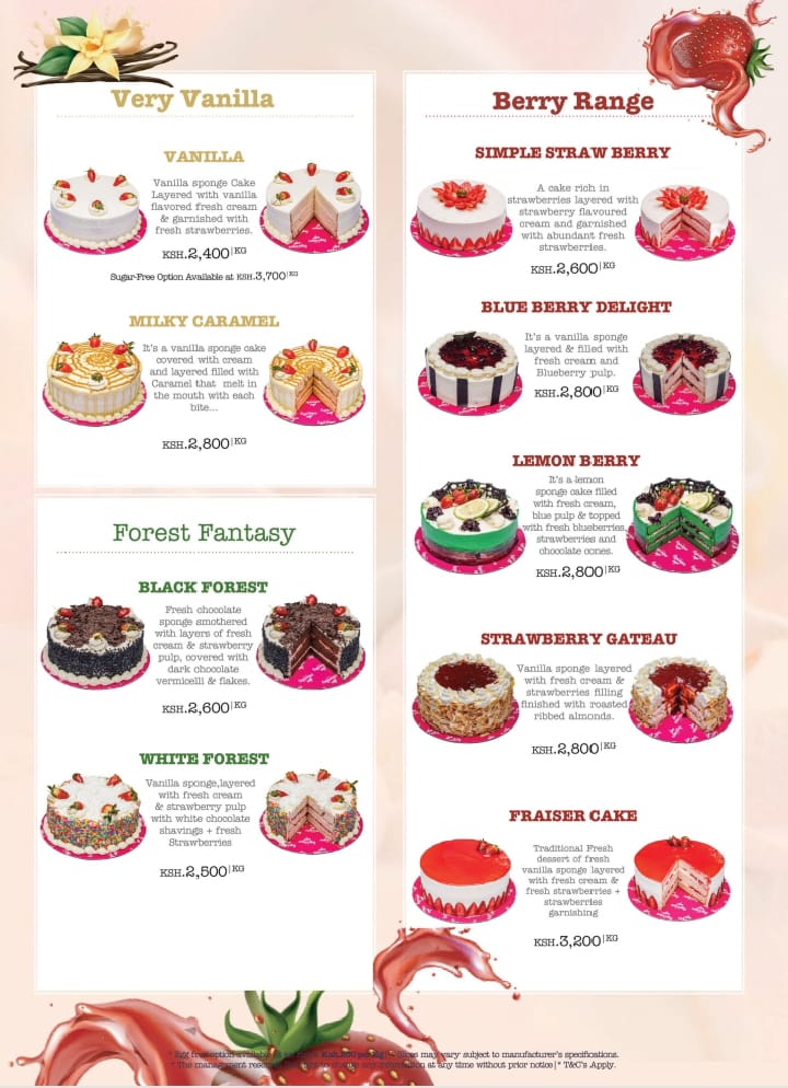 Cakes at Cake City Westlands