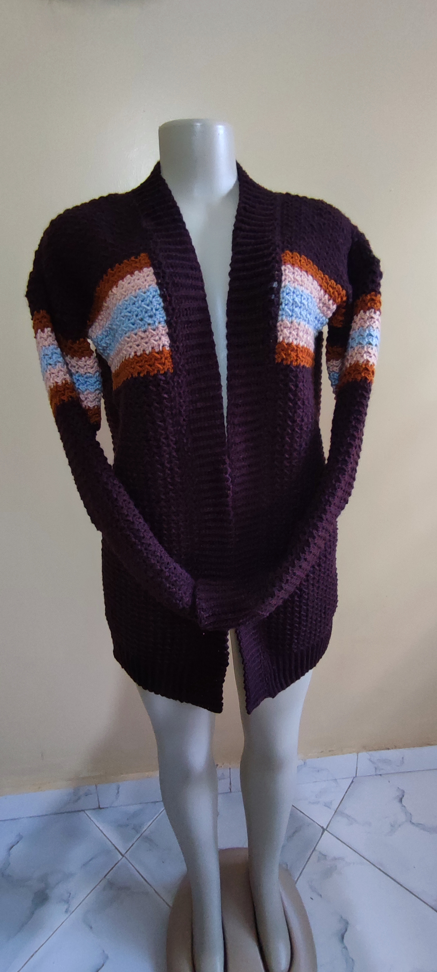 Hand Made Crochet Cardigan