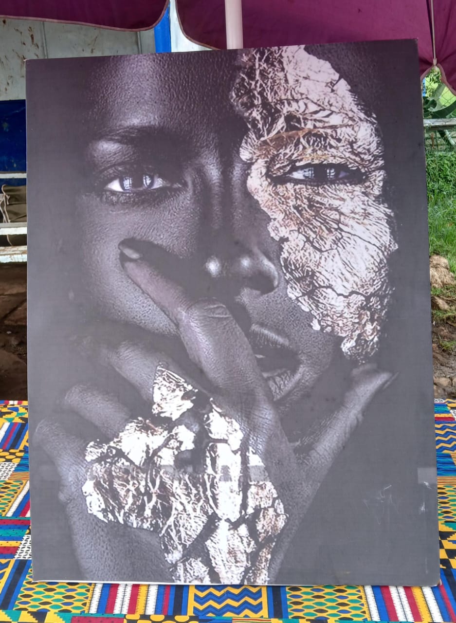 African Girl Face Painting