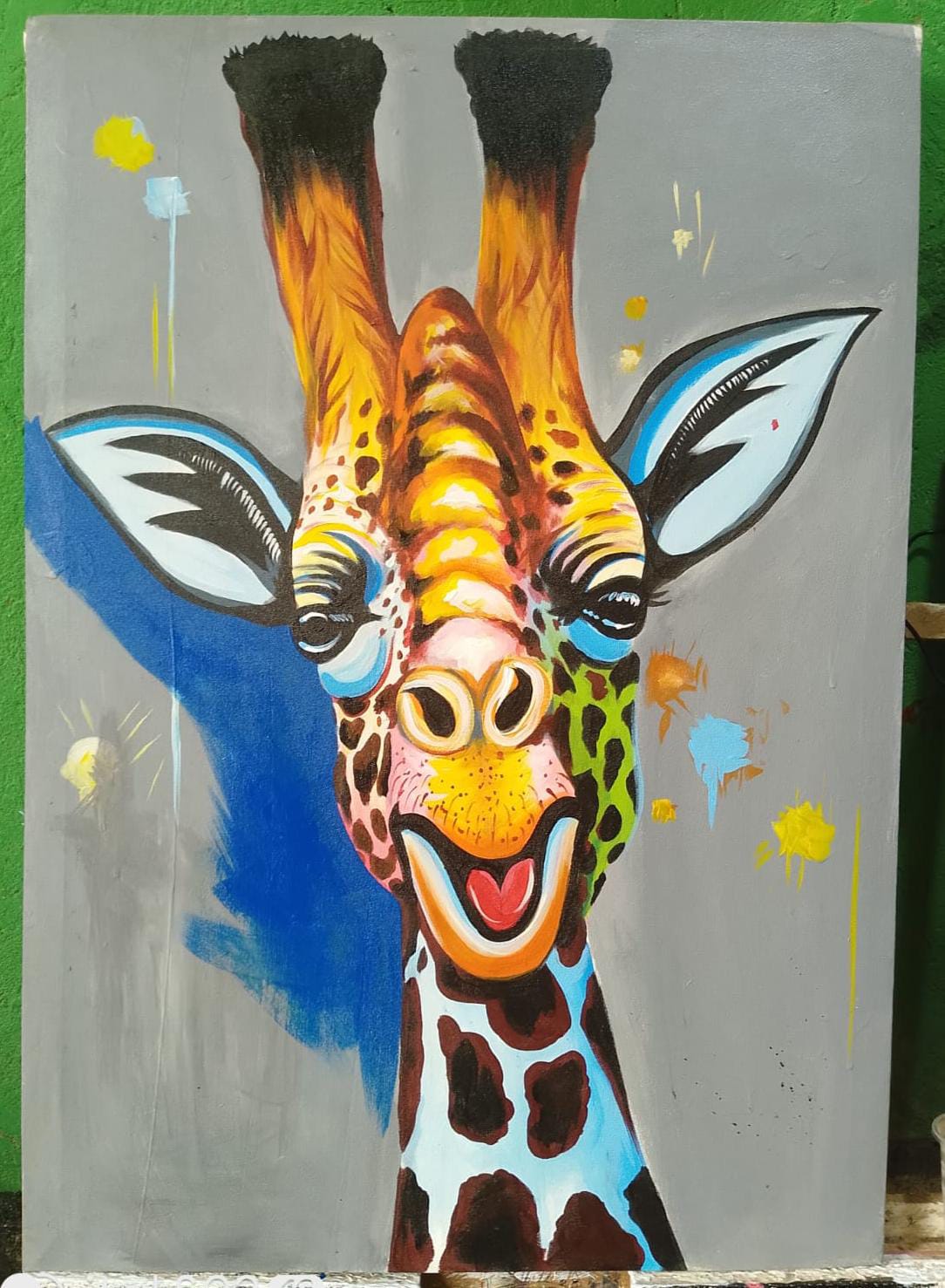Giraffe Painting
