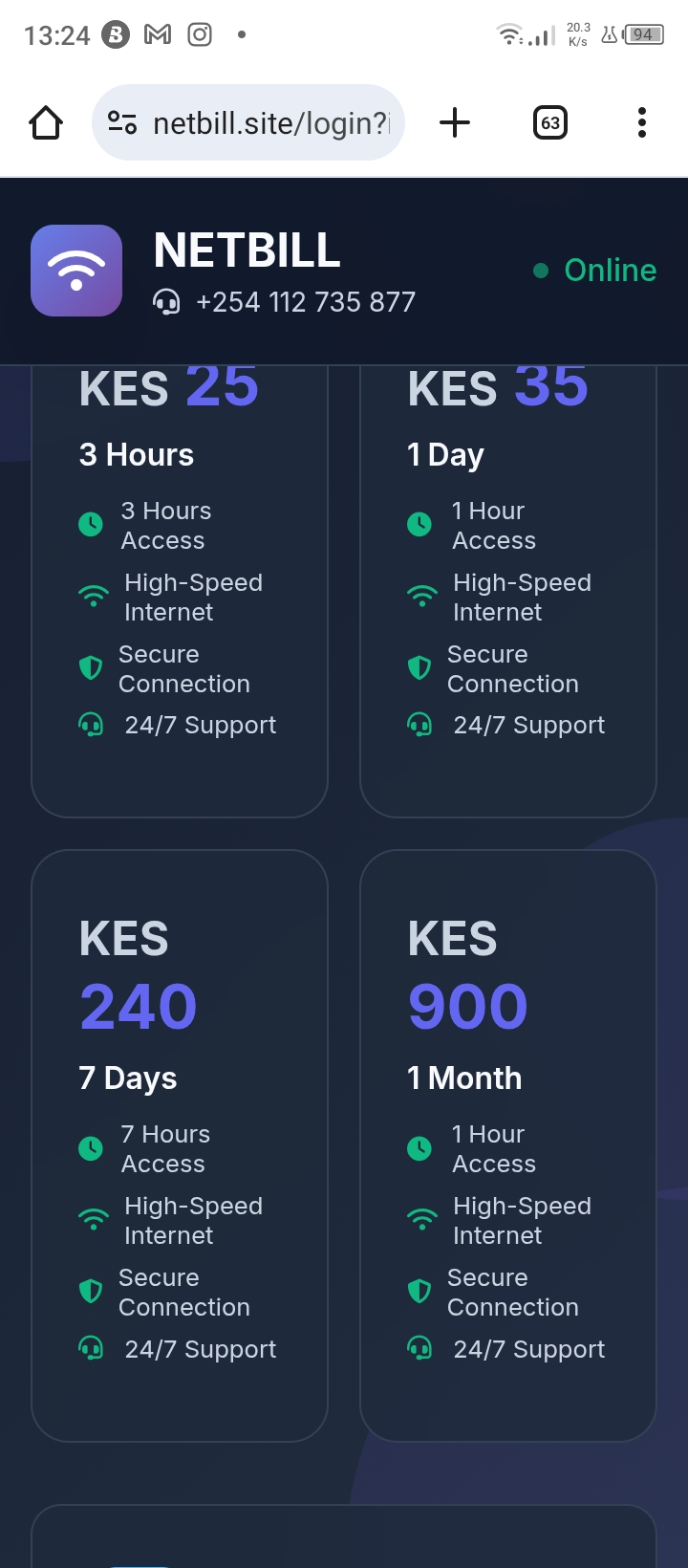 NETBILL HOTSPOT
